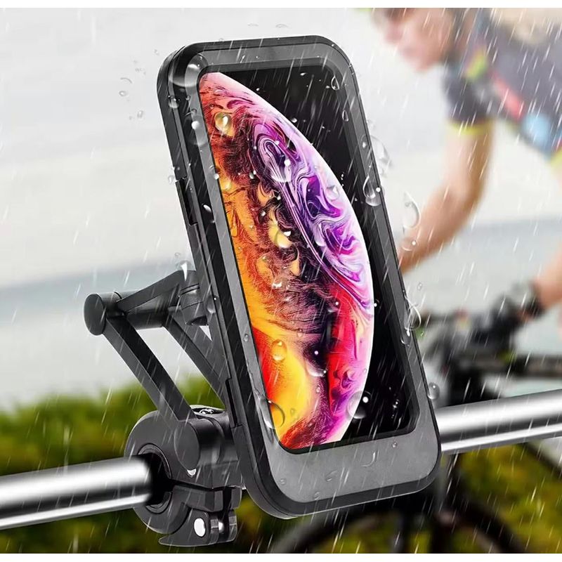 Laptop, Telefoane si Tablete - Telefoane mobile si accesorii - Accesorii Telefoane - Suport si docking telefoane - Suport universal de telefon pentru bicicleta - Negru - Infinity.ro