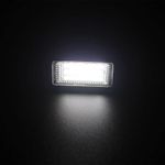 Casa si Gradina - Corpuri si surse de iluminat - Iluminat exterior - Lampi solare - Set 2 lampi LED pentru numar auto, compatibil Audi, fara eroare de bec ars, lumina alb-rece - Infinity.ro