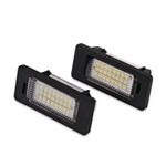 Casa si Gradina - Corpuri si surse de iluminat - Iluminat exterior - Lampi solare - Set 2 lampi LED pentru numar auto, compatibil Audi, fara eroare de bec ars, lumina alb-rece - Infinity.ro