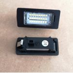 Casa si Gradina - Corpuri si surse de iluminat - Iluminat exterior - Lampi solare - Set 2 lampi LED pentru numar auto, compatibil Audi, fara eroare de bec ars, lumina alb-rece - Infinity.ro