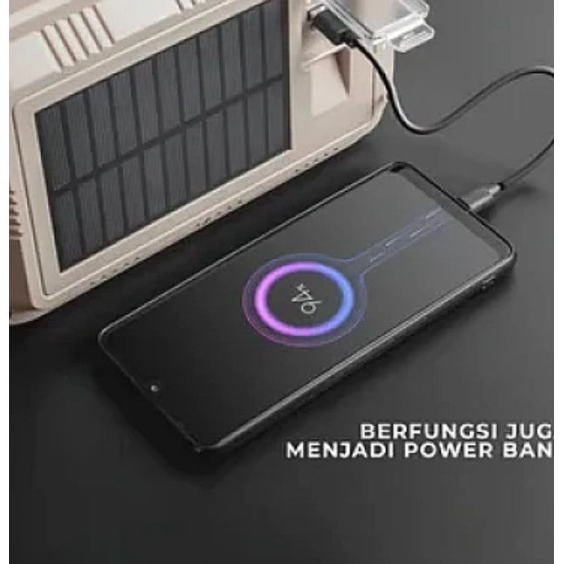 Sport si Outdoor - Camping - Articole solare camping - Lampi si lanterne camping - Lampa de camping cu incarcare solara YD 2208 - Infinity.ro