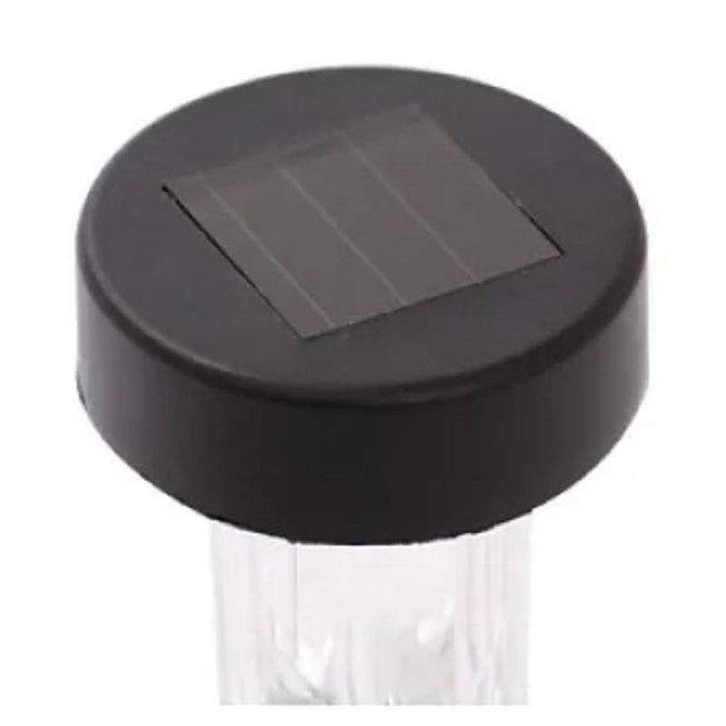 Casa si Gradina - Corpuri si surse de iluminat - Iluminat exterior - Lampi solare - Set 10 lampi solare pentru gradina dimensiune 30 cm cu lumina alba - Infinity.ro