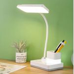 Casa si Gradina - Corpuri si surse de iluminat - Veioze si lampi - Lampadare - Lampa LED model 1945 pentru birou 4W, cu suport pixuri, reglabila, 3 moduri de iluminare, dimabila, alb - Infinity.ro