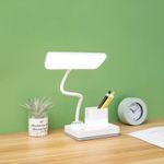 Casa si Gradina - Corpuri si surse de iluminat - Veioze si lampi - Lampadare - Lampa LED model 1945 pentru birou 4W, cu suport pixuri, reglabila, 3 moduri de iluminare, dimabila, alb - Infinity.ro