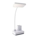 Casa si Gradina - Corpuri si surse de iluminat - Veioze si lampi - Lampadare - Lampa LED model 1945 pentru birou 4W, cu suport pixuri, reglabila, 3 moduri de iluminare, dimabila, alb - Infinity.ro