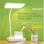 Casa si Gradina - Corpuri si surse de iluminat - Veioze si lampi - Lampadare - Lampa LED model 1945 pentru birou 4W, cu suport pixuri, reglabila, 3 moduri de iluminare, dimabila, alb - Infinity.ro