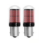 Casa si Gradina - Corpuri si surse de iluminat - Becuri si tuburi neon - Becuri - Set 2 becuri LED Canbus 1156 BA15S P21W 3014, cu 144 LED-uri, 20W, pentru marsarier, semnalizare, sau frana - Alb - Infinity.ro