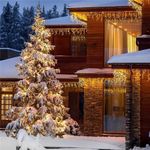 Casa si Gradina - Corpuri si surse de iluminat - Iluminat exterior - Instalatii luminoase exterior - Instalatie Luminoasa Solara, Lumina Alba Calda-Rece si Multicolora, 320 LED-uri, Telecomanda, 12m - Alb Cald - Infinity.ro