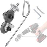 Casa si Gradina - Constructii - Scule electrice si accesorii - Masini de gaurit si insurubat - Set adaptor cu role pentru taiat tabla si materiale din fier pentru surubelnita electrica, argintiu - Infinity.ro