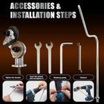 Casa si Gradina - Constructii - Scule electrice si accesorii - Masini de gaurit si insurubat - Set adaptor cu role pentru taiat tabla si materiale din fier pentru surubelnita electrica, argintiu - Infinity.ro
