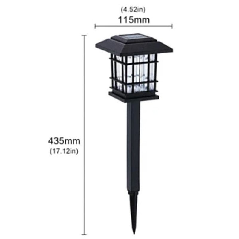 Casa si Gradina - Corpuri si surse de iluminat - Iluminat exterior - Lampi solare - Lampa X17 solara decorativa pentru gradina, XL, Neagra - Infinity.ro