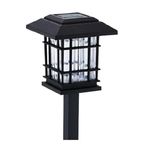 Casa si Gradina - Corpuri si surse de iluminat - Iluminat exterior - Lampi solare - Lampa X17 solara decorativa pentru gradina, XL, Neagra - Infinity.ro