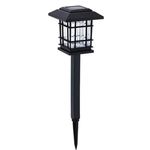 Casa si Gradina - Corpuri si surse de iluminat - Iluminat exterior - Lampi solare - Lampa X17 solara decorativa pentru gradina, XL, Neagra - Infinity.ro
