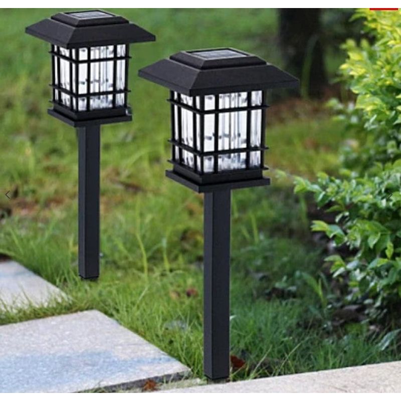 Casa si Gradina - Corpuri si surse de iluminat - Iluminat exterior - Lampi solare - Lampa X17 solara decorativa pentru gradina, XL, Neagra - Infinity.ro