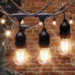 Casa si Gradina - Corpuri si surse de iluminat - Iluminat exterior - Instalatii luminoase exterior - Ghirlanda Luminoasa LED cu Pendule, Interconectabila, 10m/20m cu 20 becuri, Soclu E27, Lumina Alba Calda - 20m - Infinity.ro