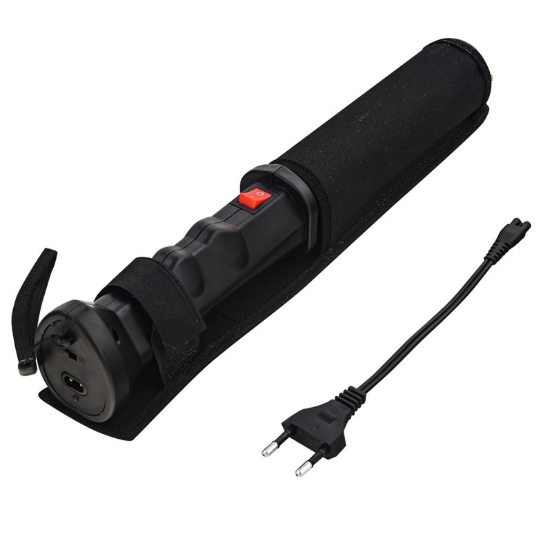 Sport si Outdoor - Sporturi de contact - Produse autoaparare - Baston cu Electrosoc MRG MWS809, cu Lanterna, Sirena, Pentru Autoaparare - Infinity.ro