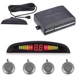 Auto si Moto - Electronice auto - Senzori de parcare - Senzori Parcare cu Display MRG MTMPS, Universali, LED, Gri - Infinity.ro