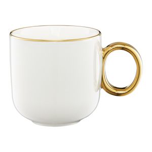 Cana portelan 380ml, rosu, AMBITION Royal