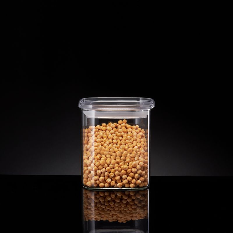 Casa si Gradina - Bucatarie si vesela - Organizare si depozitare bucatarie - Borcane si capace - Borcan depozitare cu capac 500ml, sticla, AMBITION Slim - Infinity.ro