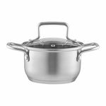 Casa si Gradina - Bucatarie si vesela - Vase pentru gatit - Oale si cratite - Oala inox cu capac 14cm, 0.75L, AMBITION Hugo - Infinity.ro