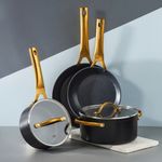 Casa si Gradina - Bucatarie si vesela - Vase pentru gatit - Oale si cratite - Cratita cu capac 16cm, 1.4L, invelis Qualum Basic, AMBITION Royal - Infinity.ro