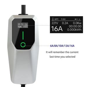 Statie de incarcare portabila pentru autovehicule electrice 6A-16A monofazat