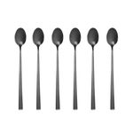 Casa si Gradina - Bucatarie si vesela - Vesela si tacamuri - Tacamuri si seturi - Set lingurita latte, 6 piese, inox, AMBITION Como Black - Infinity.ro
