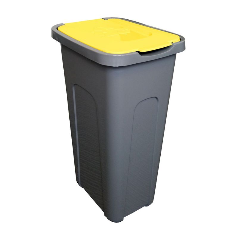 Casa si Gradina - Mobilier - Organizare si depozitare - Cosuri de gunoi - Cos de gunoi 30L, capac galben, JOTTA Greg - Infinity.ro