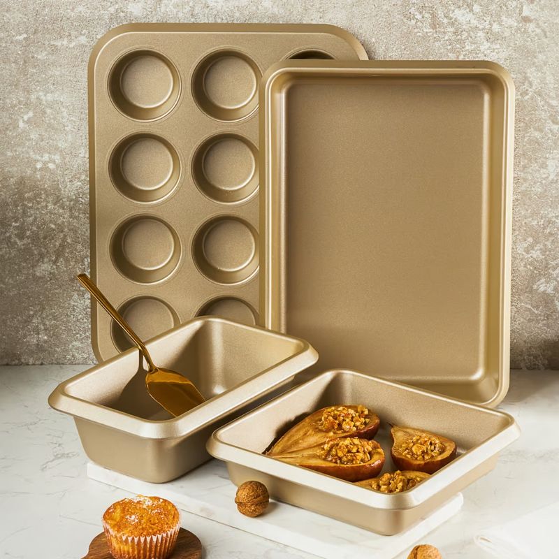 Casa si Gradina - Bucatarie si vesela - Vase pentru gatit - Tavi copt - Forma briose 37x28x3cm, 12 portii, invelis antiaderent, AMBITION Royal - Infinity.ro