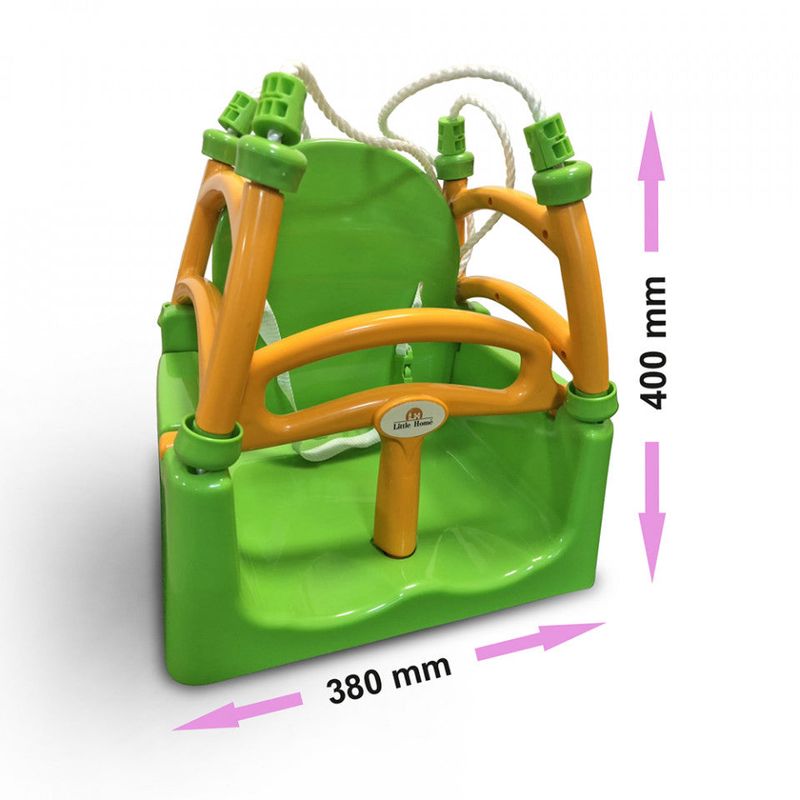 Jucarii, Copii si Bebe - Jucarii si jocuri - Jucarii de exterior - Leagane copii - Leagan suspendabil pentru copii, 3 in 1, Doloni, verde - Infinity.ro