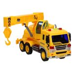 Jucarii, Copii si Bebe - Jucarii si jocuri - Jucarii de exterior - Masinute si vehicule pentru copii - Masinuta utilitara de constructii cu frictiune, Globo Mezzi pentru copii de peste 3 ani - Infinity.ro