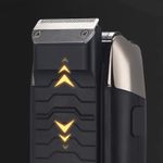 Ingrijire personala si Cosmetice - Aparate & accesorii ingrijire personala - Aparate de ras si tuns - Aparate de ras electrice - Aparat electric de ras si trimmer, fara fir, 5W si acumulator de 1200mAh - Negru - Infinity.ro