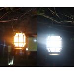 Casa si Gradina - Corpuri si surse de iluminat - Iluminat exterior - Lampi solare - Lampa Solara LED Tip Felinar, 2 moduri de iluminare, pentru camping, terasa, balcon, gradina - Bronz/Negru - Infinity.ro