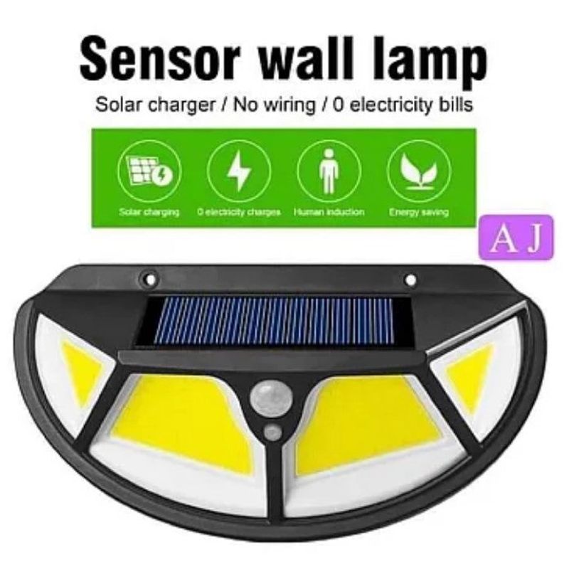Casa si Gradina - Corpuri si surse de iluminat - Iluminat exterior - Lampi solare - Set 2 x Lampa solara SH -122 LED COB cu senzor de miscare si lumina 3 moduri ILUMINARE - Infinity.ro
