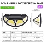 Casa si Gradina - Corpuri si surse de iluminat - Iluminat exterior - Lampi solare - Set 2 x Lampa solara SH -122 LED COB cu senzor de miscare si lumina 3 moduri ILUMINARE - Infinity.ro