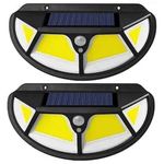 Casa si Gradina - Corpuri si surse de iluminat - Iluminat exterior - Lampi solare - Set 2 x Lampa solara SH -122 LED COB cu senzor de miscare si lumina 3 moduri ILUMINARE - Infinity.ro