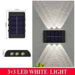 Casa si Gradina - Corpuri si surse de iluminat - Iluminat exterior - Lampi solare - Lampa solara cu senzor de miscare, iluminare dubla sus/jos, 3 Leduri, 120 LM - Infinity.ro