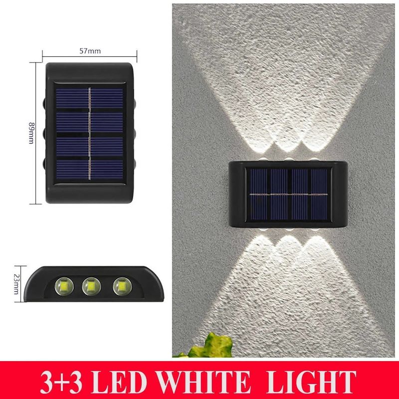 Casa si Gradina - Corpuri si surse de iluminat - Iluminat exterior - Lampi solare - Lampa solara cu senzor de miscare, iluminare dubla sus/jos, 3 Leduri, 120 LM - Infinity.ro