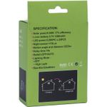 Casa si Gradina - Corpuri si surse de iluminat - Iluminat exterior - Lampi solare - Lampa Solara de Perete cu Senzor de Miscare si de Noapte, 20 LED-uri - Infinity.ro