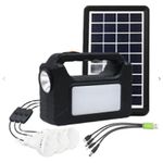 Casa si Gradina - Corpuri si surse de iluminat - Becuri si tuburi neon - Becuri - Kit Solar GDPlus GD-8080 portabil cu 3 becuri - Infinity.ro