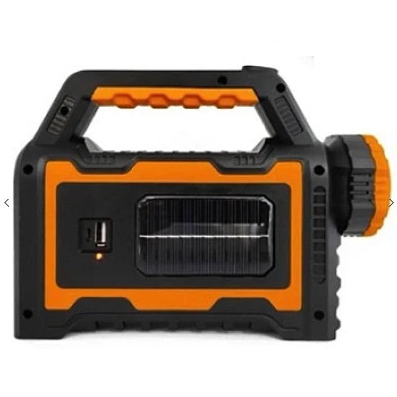 Casa si Gradina - Corpuri si surse de iluminat - Iluminat exterior - Lampi solare - Lampa portabila solara 8031-B cu 1 LED + 55 COB tip lanterna puternica, de mana - Infinity.ro