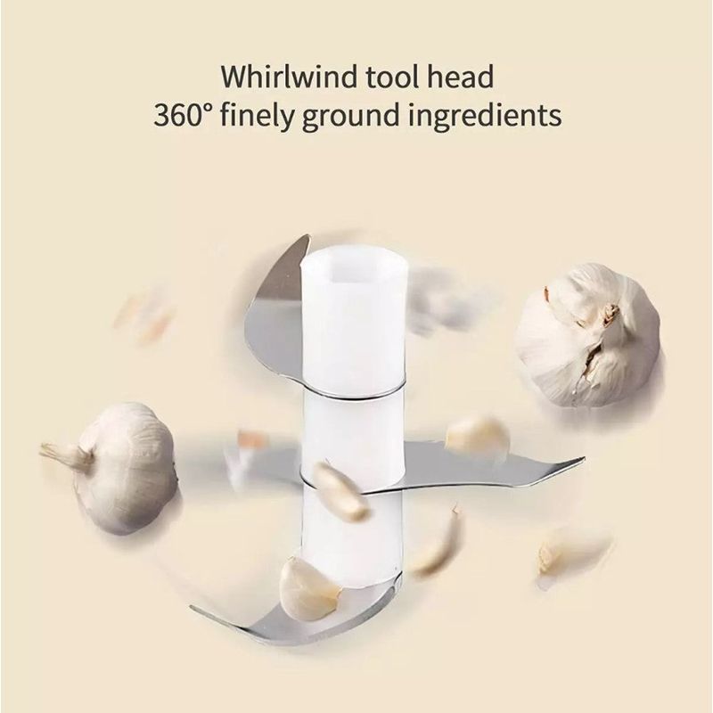 Electronice si Electrocasnice - Electrocasnice bucatarie - Mixere, tocatoare & roboti de bucatarie - Blendere si mini tocatoare - Mini tocator electric pentru alimente, 45W, 250 ml, cu incarcare USB, roz - Infinity.ro