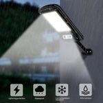 Casa si Gradina - Corpuri si surse de iluminat - Iluminat exterior - Lampi solare - Mini lampa JY 150 LED COB 6 CASSETE cu panou solar, senzor de miscare si lumina - Infinity.ro