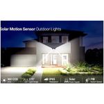 Casa si Gradina - Corpuri si surse de iluminat - Iluminat exterior - Lampi solare - Lampa Solara Tripla 6 Led Cob Cu Senzor De Miscare, Telecomanda, pentru Exterior - Infinity.ro