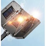 Casa si Gradina - Corpuri si surse de iluminat - Iluminat exterior - Lampi solare - Lampa Solara Tripla 6 Led Cob Cu Senzor De Miscare, Telecomanda, pentru Exterior - Infinity.ro