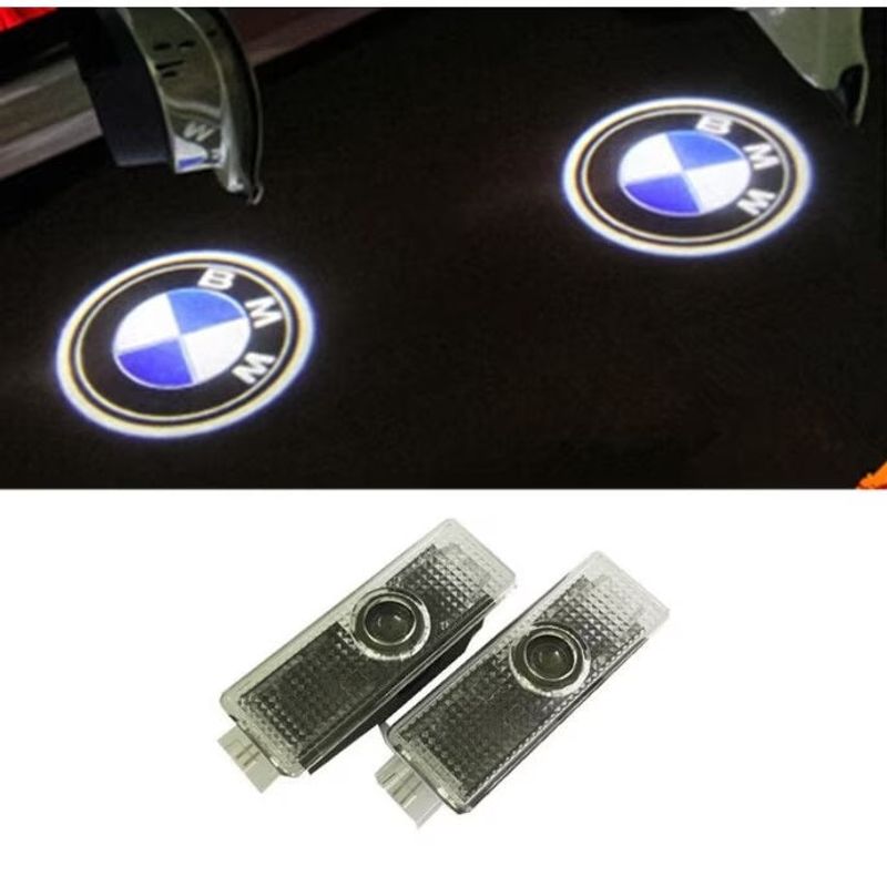 Auto si Moto - Piese auto si accesorii - Caroserie - Faruri, stopuri si proiectoare - Set 2 lampi LED pentru portiera auto compatibil cu logo BMW - Infinity.ro