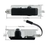 Auto si Moto - Piese auto si accesorii - Caroserie - Faruri, stopuri si proiectoare - Set 2 lampi LED pentru portiera auto compatibil cu logo BMW - Infinity.ro