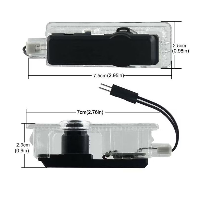 Auto si Moto - Piese auto si accesorii - Caroserie - Faruri, stopuri si proiectoare - Set 2 lampi LED pentru portiera auto compatibil cu logo BMW - Infinity.ro