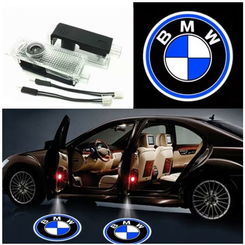 Auto si Moto - Piese auto si accesorii - Caroserie - Faruri, stopuri si proiectoare - Set 2 lampi LED pentru portiera auto compatibil cu logo BMW - Infinity.ro