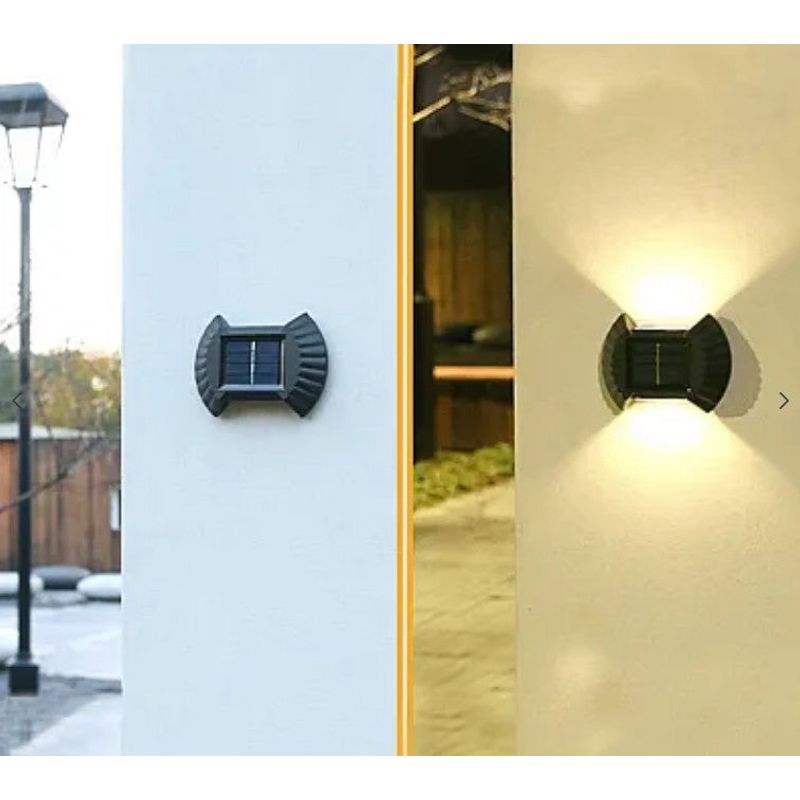 Casa si Gradina - Corpuri si surse de iluminat - Iluminat exterior - Lampi solare - Set 4 lampi solare exterioare pentru perete iluminare sus-jos - Infinity.ro